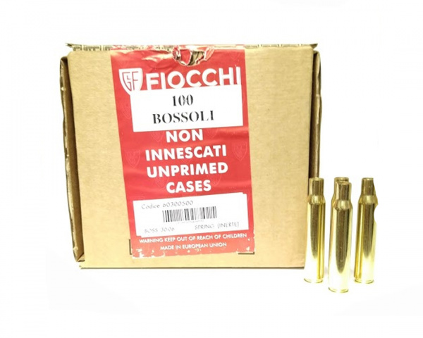 Гильза латунная к.30-06Sprg без капсюля (Fiocchi)