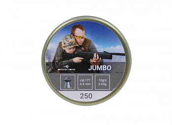 Пули пневматические к.4,5мм Borner Jumbo m=0,65 г.(250шт)