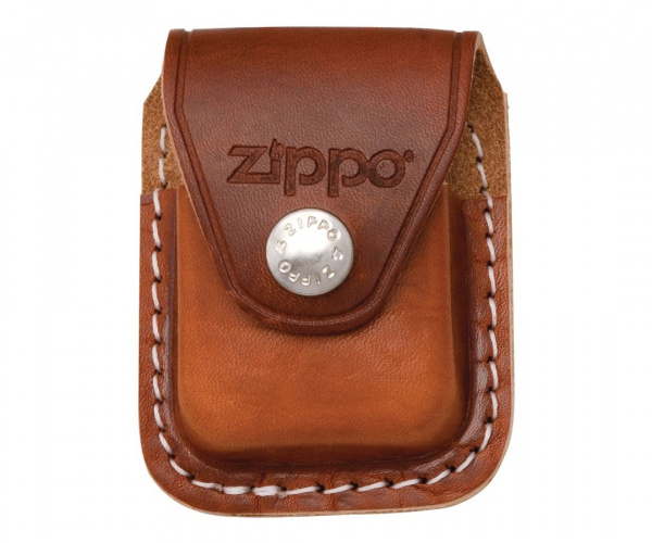 Чехол ZIPPO коричневый с клипом LPCB