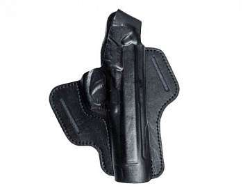 Кобура поясная под Beretta 92 мод.С, кожа, черная (Хольстер)