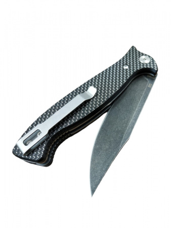 Нож Reptilian HP carbon serebro