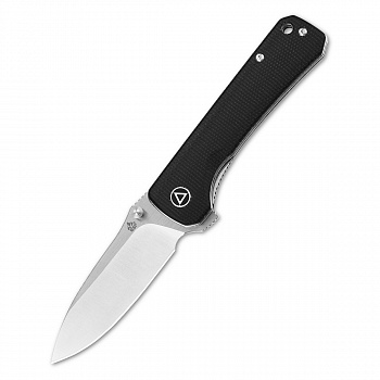 Нож QSP Hawk складной, рукоять микарта черная, клинок 14C28N