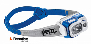 Фонарь Petzl SWIFT RL налобный аккумуляторный, синий