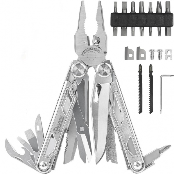 Мультитул Ballistik Precision складной инструмент 21 в 1 (биты в комплекте) 2045