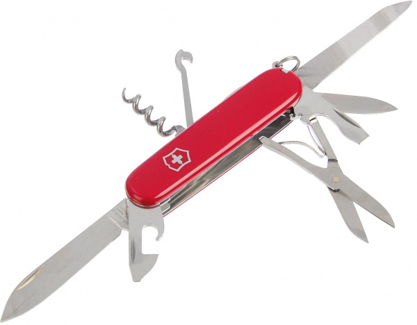 Нож Victorinox 1.3743 Mountaineer, 91 мм, 18 функций, красный