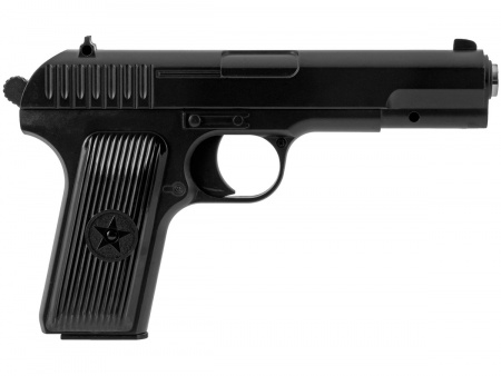 Stalker SATT Spring (ТТ), к.6 мм AirSoft, мет.корпус, магазин 11 шариков, до 80м/с, чёрный