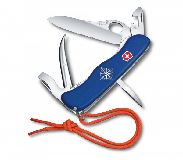 Нож Victorinox 0.8503.2MW Skipper Pro, 111 мм, 12 функций, синий