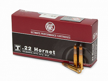 Патрон охотничий к.22Hornet DN RWS TMS 3,0 г.