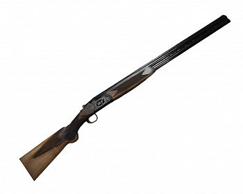 Beydora BDR 90 Black к.12x76 760мм орех (гравировка, чёрный ресивер сталь)