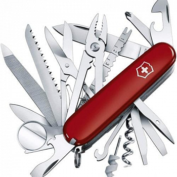 Нож Victorinox 1.6795 SwissChamp, 91 мм, 33 функции, красный