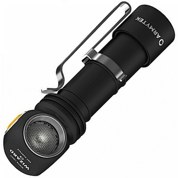 Фонарь налобный Armytek Wizard C2 WG Magnet USB (белый свет) 1100/400 лм белый/зелёный свет