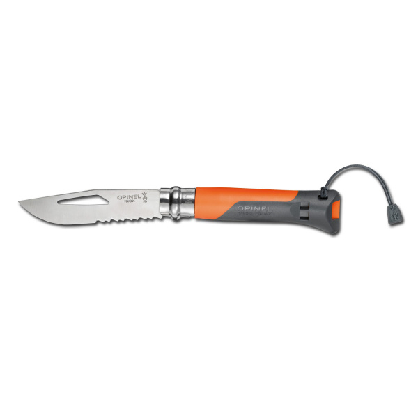 Нож Opinel № 8 VRI, Outdoor, нерж сталь/пластк оранжевый