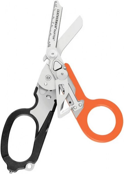 Инструмент Leatherman Raptor (чёрно-оранжевый)