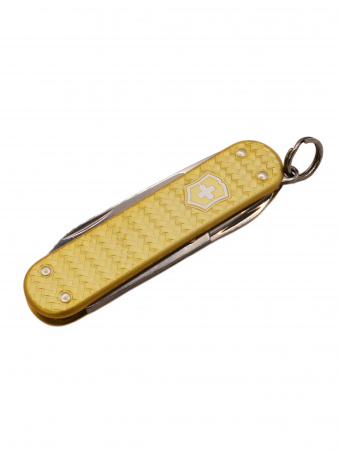 Нож-брелок Victorinox 0.6221.408G Precious Alox, Brass Gold