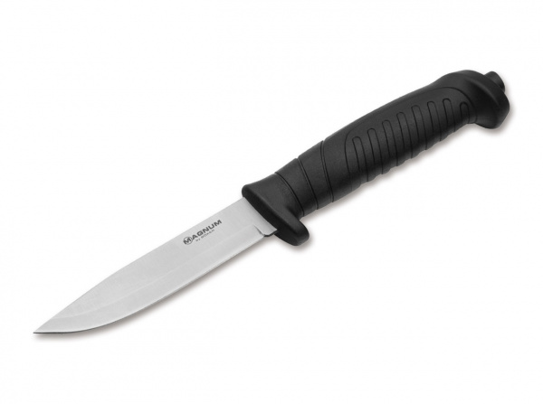 Нож Boker Magnum Knivgar Black, сталь 440A, рук. пластик чёрн.