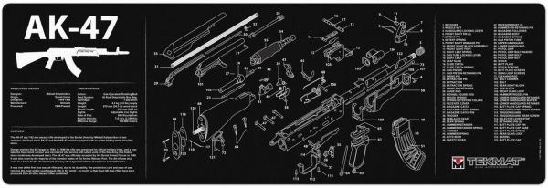Мат TekMat AK74 для чистки и ухода за оружием