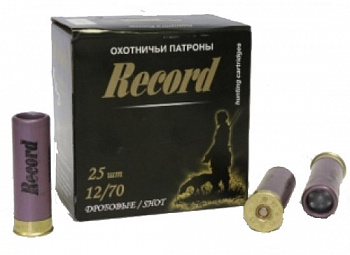 Патрон к.12х70 Рекорд №4 п/к 32г NEW КХЗ 