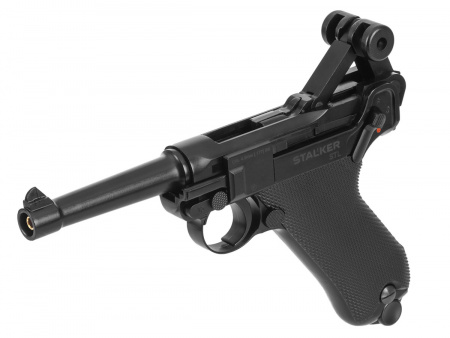 Пистолет пневматический Stalker STL (Luger P08) к.4,5 мм, Hop-Up, Blowback