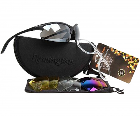 Очки Remington тактические (чехол, 6 линз, салфетка, оправа, ремешки)